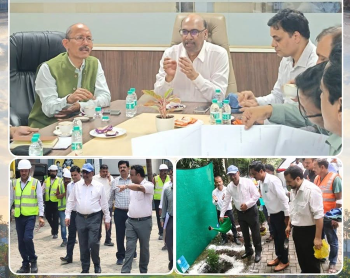 CONCOR CMD visits Container Freight Station-Dronagiri Rail Terminal